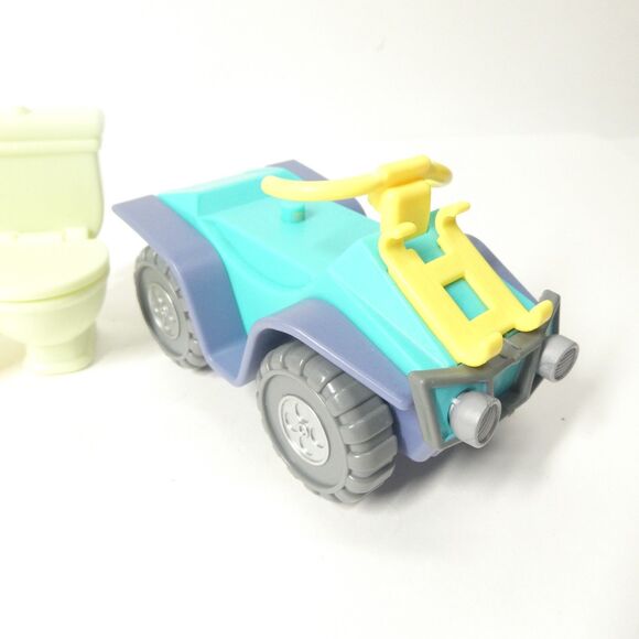 Bluey Lot - Beach Quad 4 Wheeler + Bathroom Tub  Toilet House Playset - Picture 2 of 6